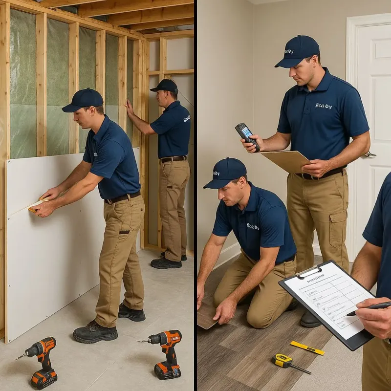 Repairs and Reconstruction process in Mercer County, ND